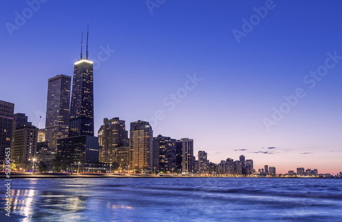 Chicago by dusk