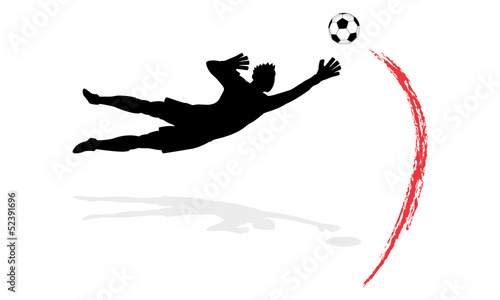 Goalkeeper In Action (4/12)