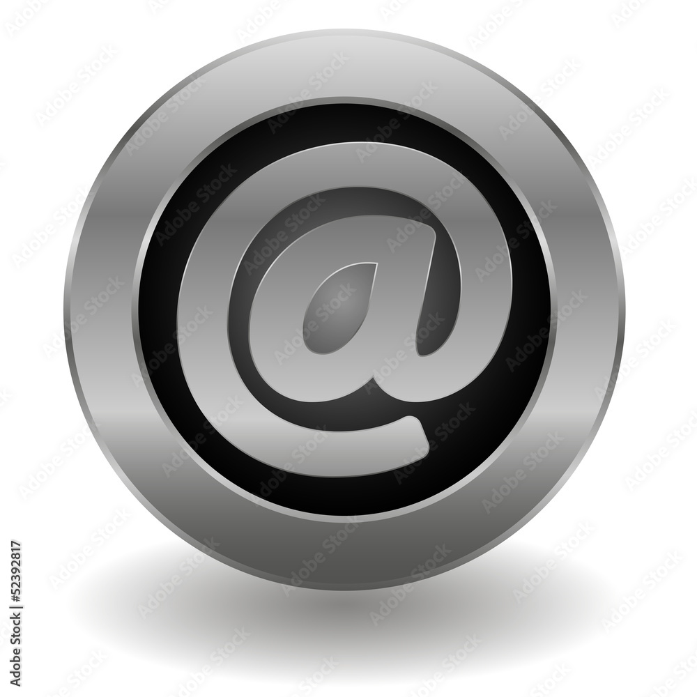 Metallic email button
