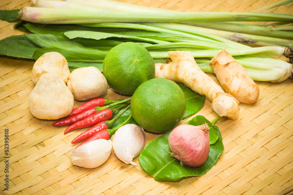Herbs and spices. Aromatic ingredients and natural food additive Herbs and spices. Aromatic ingredients and natural food additive