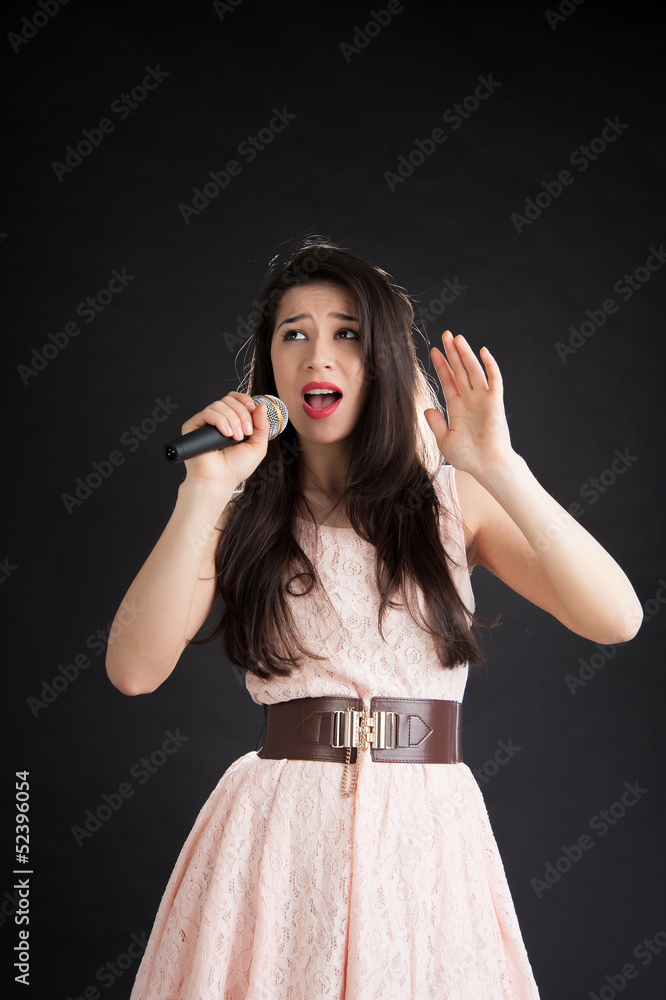 Fototapeta premium Fun karaoke