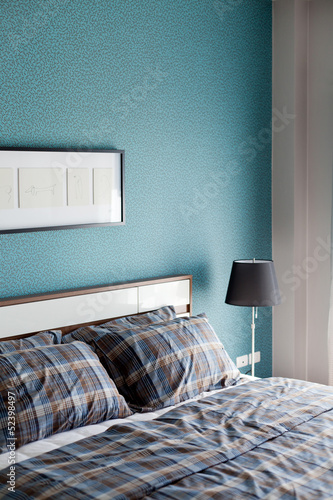 Obraz na płótnie pillow on bedroom and wall w salonie