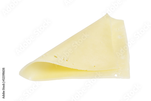 folded slices of edam cheese