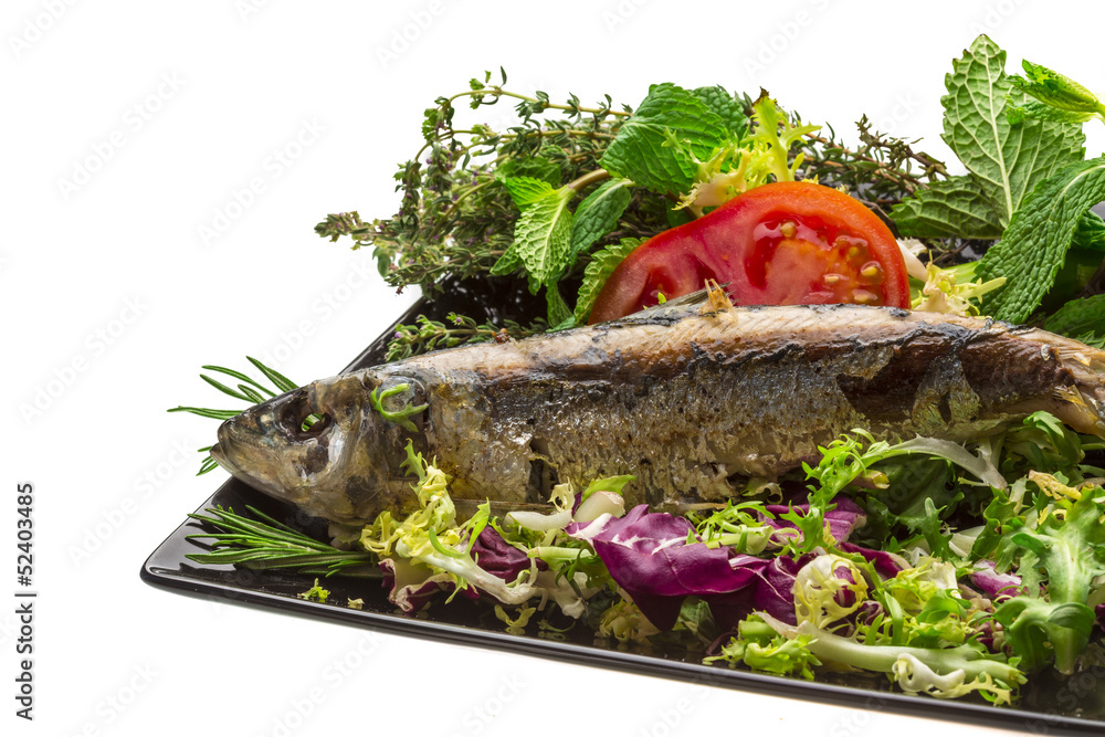 Grilled Herring
