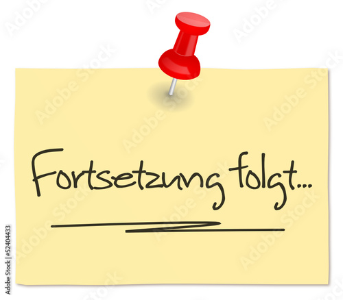 Fortsetzung folgt