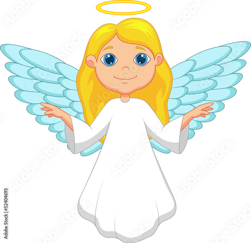 White angel cartoon