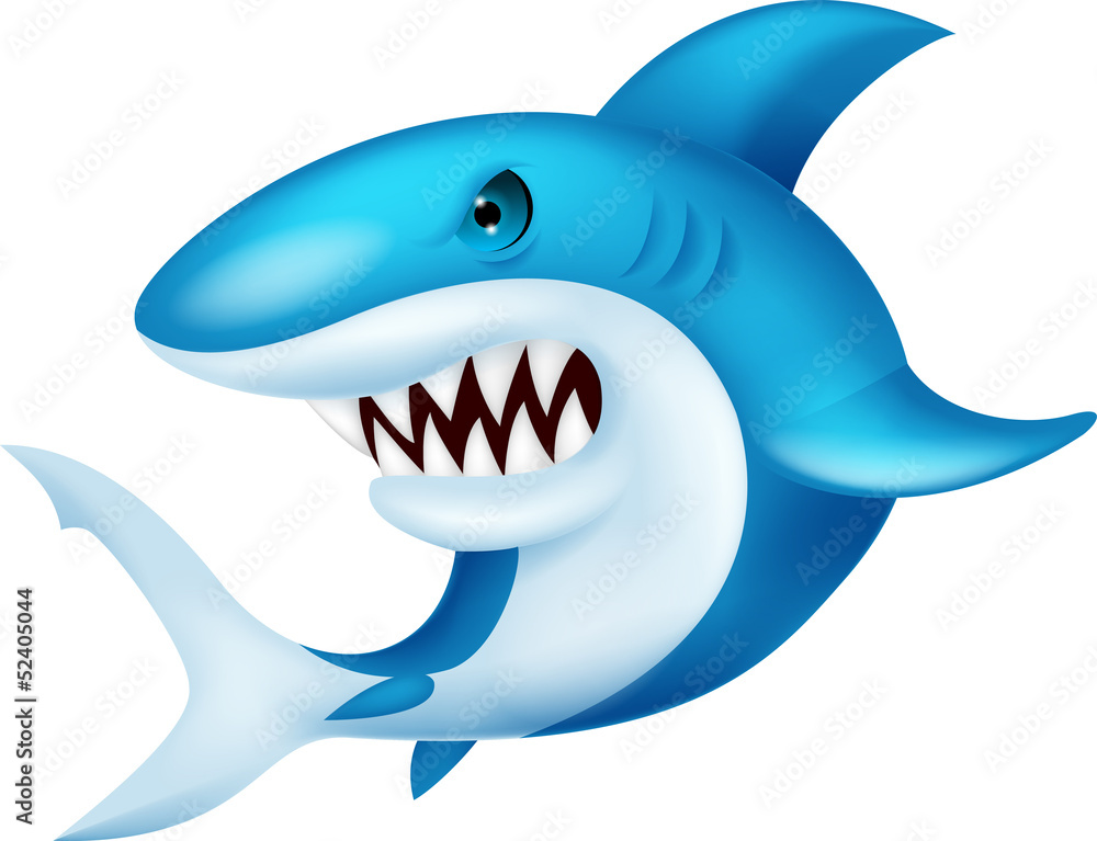 Obraz premium Shark cartoon