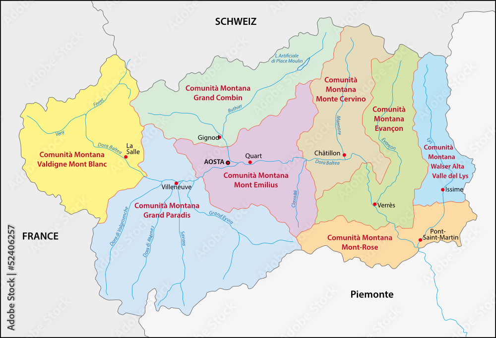 Valle d'Aosta Administrativ