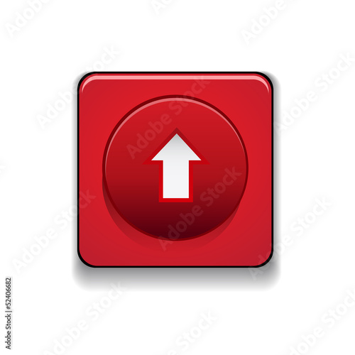 vector icon with upload sign inside