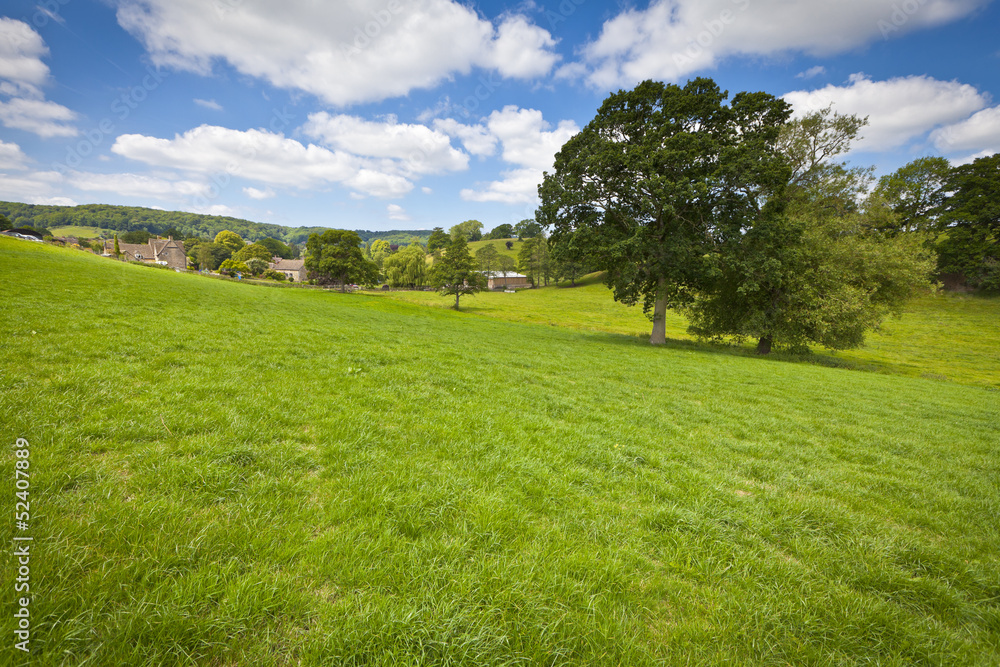 Idyllic rural landscape, Cotswolds UK