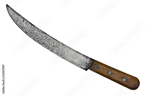 vintage cimiter knife