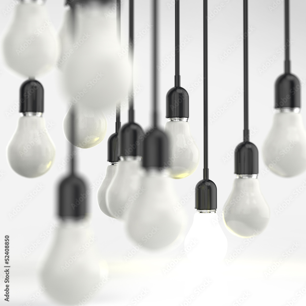 creative idea and leadership concept light bulb creative idea and leadership concept light bulb