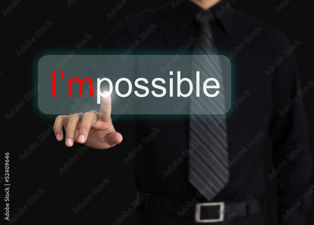 Hand and word I'm possible Hand and word I'm possible