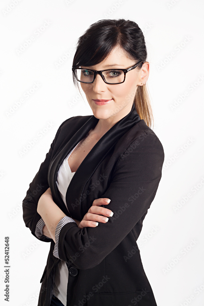 business woman isolated on white background business woman isolated on white background