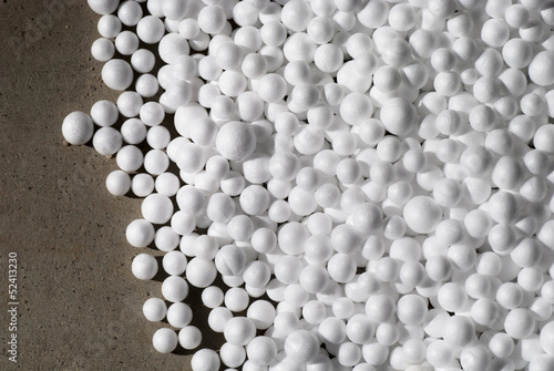 Fotografie granule polyfoam background