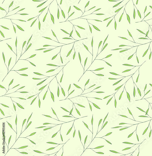 Leafs green pattern. Backdrop for wrappers, cards, labels
