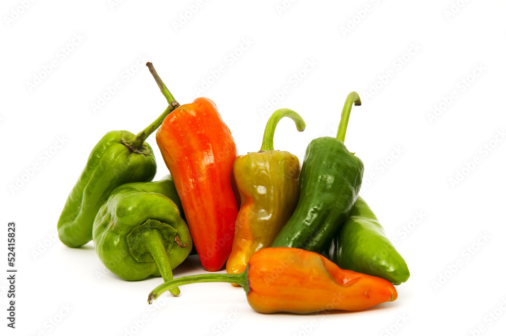 Pimientos rojos y verdes Pimientos rojos y verdes