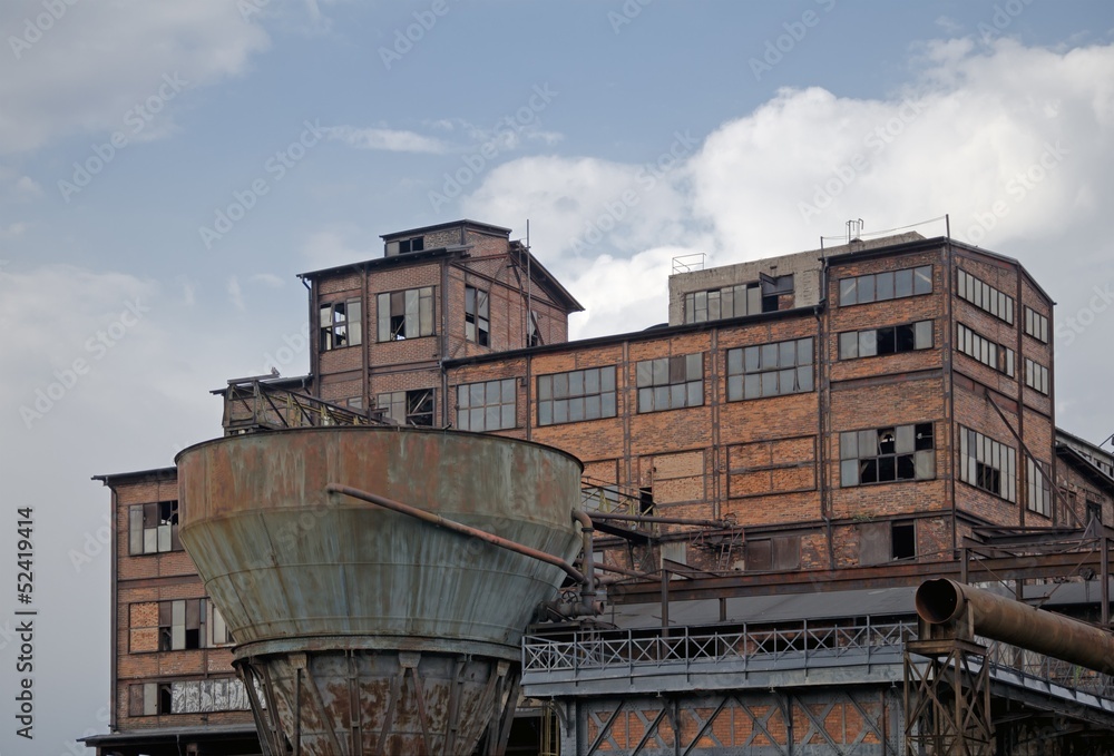 Old abandoned brick factory in Ostrava Vitkovice region Old abandoned brick factory in Ostrava Vitkovice region