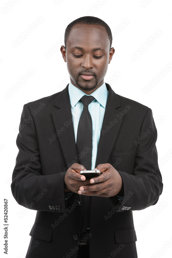 Busy African Businessman Busy African Businessman