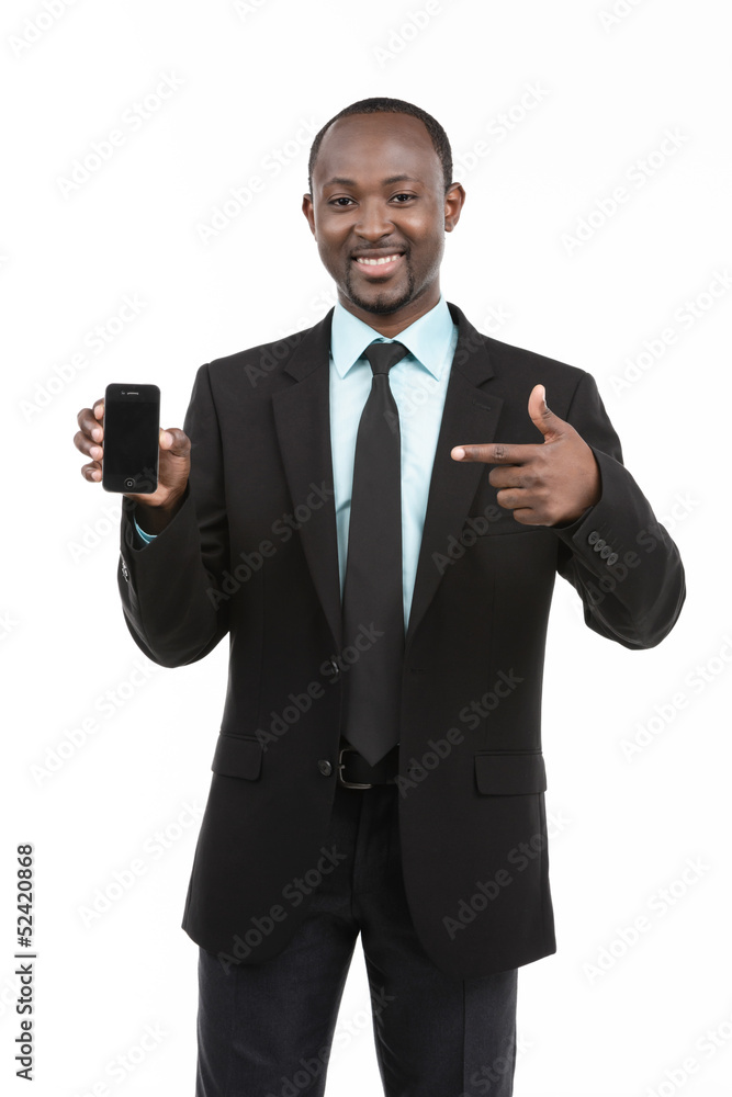 Businessman with phone Businessman with phone