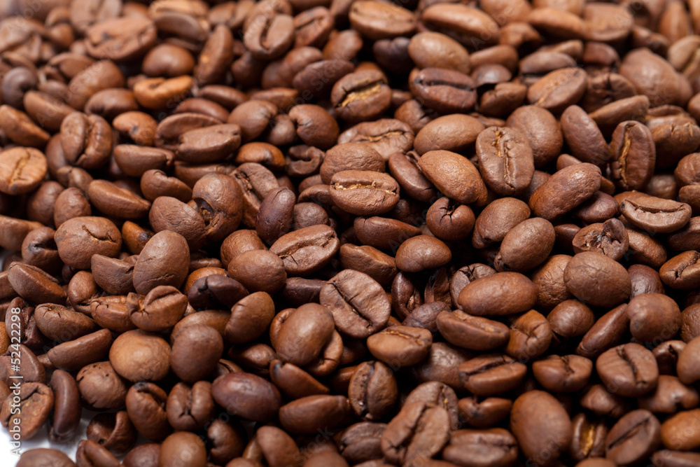 coffee beans close up isolated on white coffee beans close up isolated on white