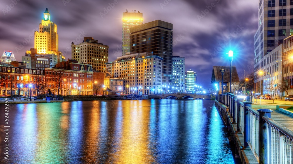 Fototapeta premium Providence, Rhode Island Skyline