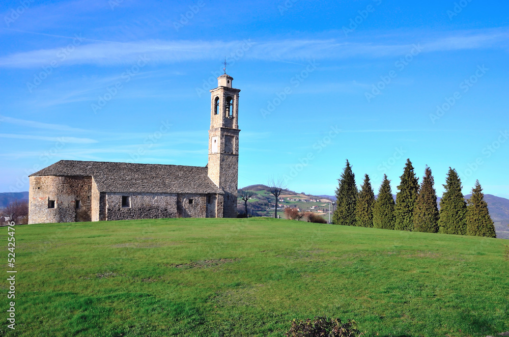 Santuario della Madonna del Carmine, Piemonte, Italia Stock