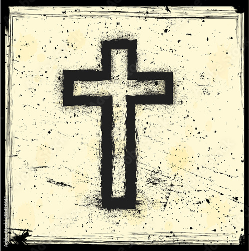 grunge cross
