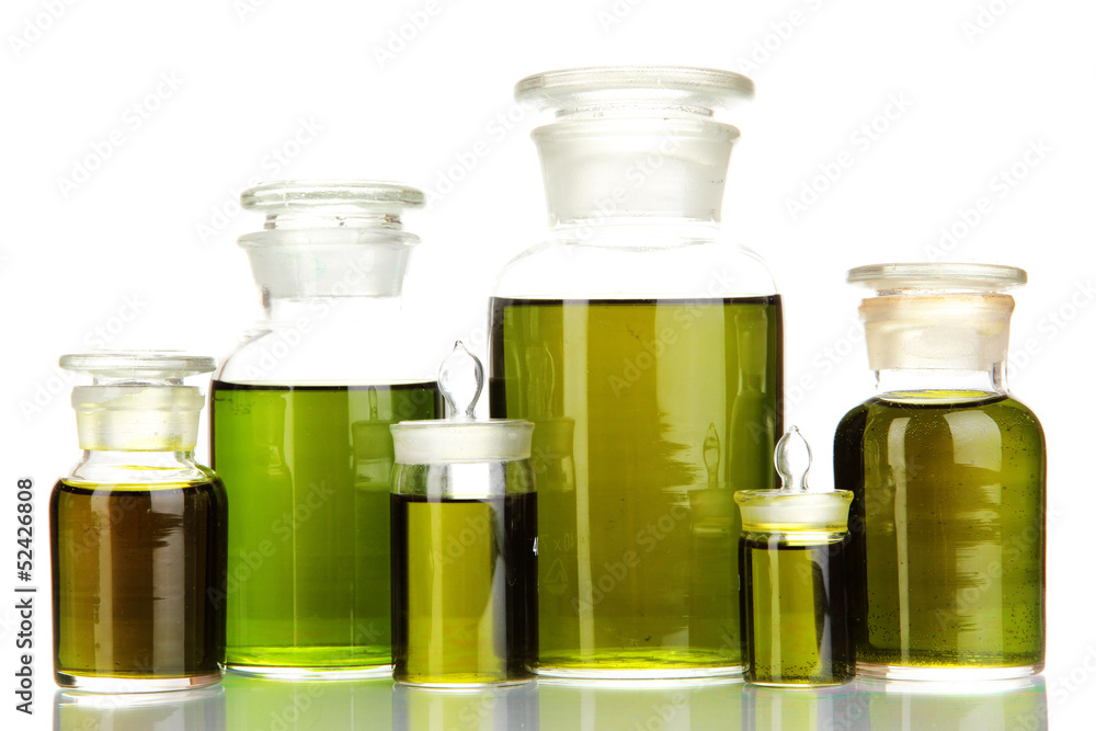 Medicine bottles isolated on white Medicine bottles isolated on white