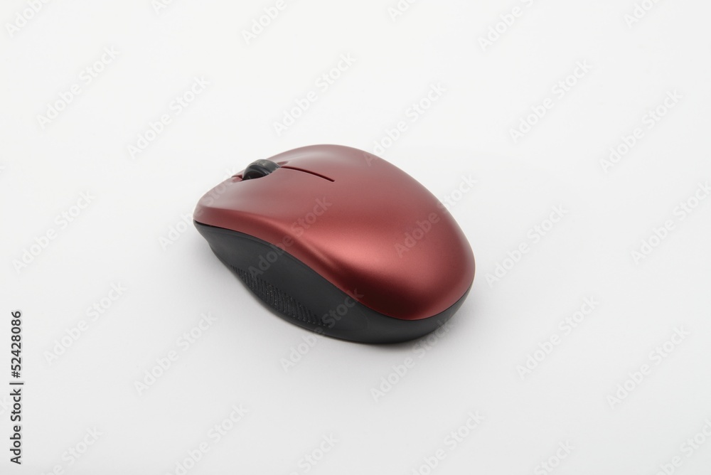 Wireless computer mouse isolated on a white background Wireless computer mouse isolated on a white background