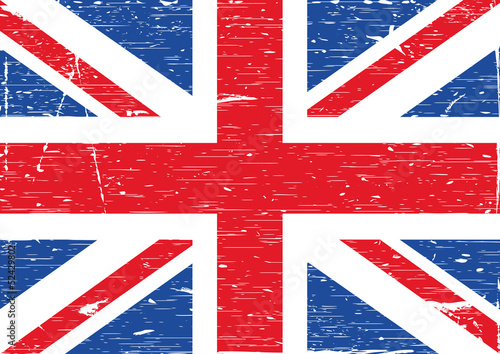 British flag grunge
