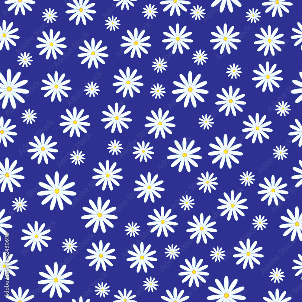 chamomile seamless pattern chamomile seamless pattern
