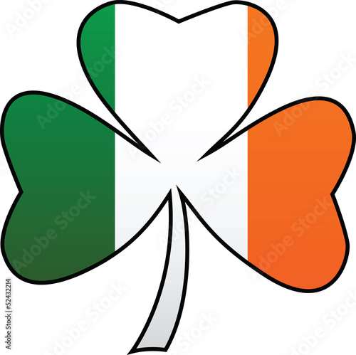 Irish Flag and Symbol Combination