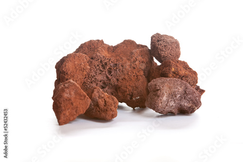 Scoria, also called lava rock