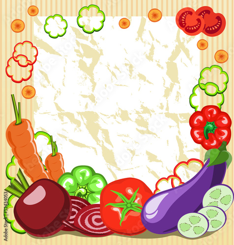 Vegetable frame