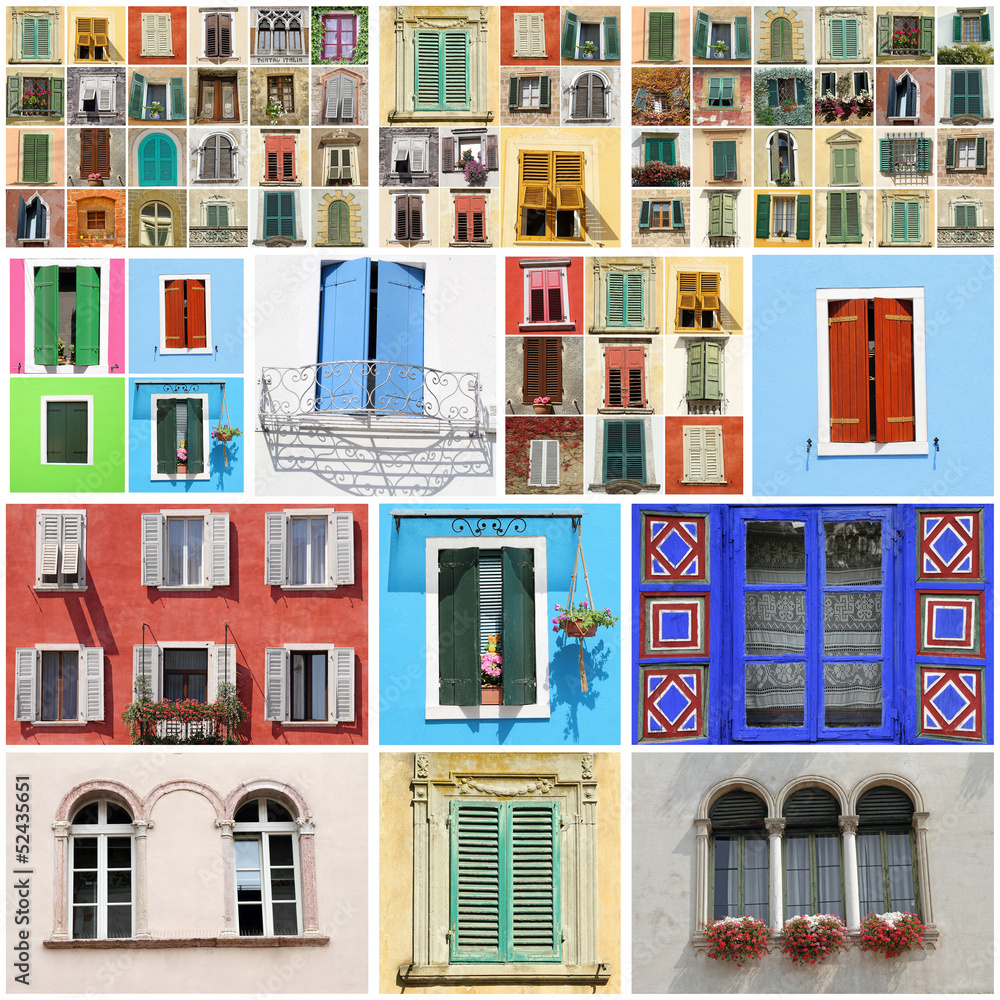 retro window collage retro window collage