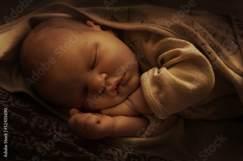 sleeping newborn