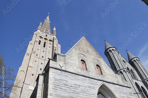 Eglise Notre Dame à Bruges, Belgique