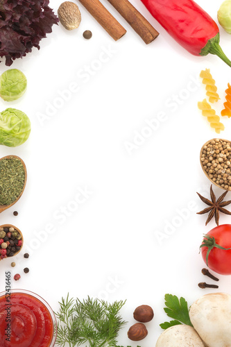 food ingredients and spices