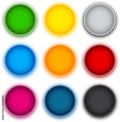 Free Download Round colorful icons. - GFXLoad
