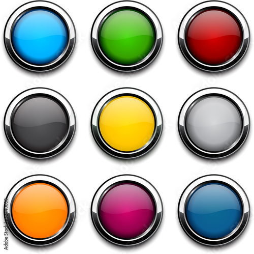 Free Download Round colorful icons. - GFXLoad