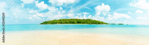 Obraz  z motywem Tropical island panorama