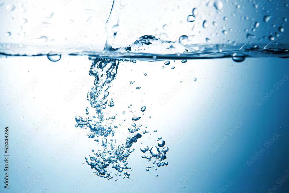 splash of water in an abstract form splash of water in an abstract form