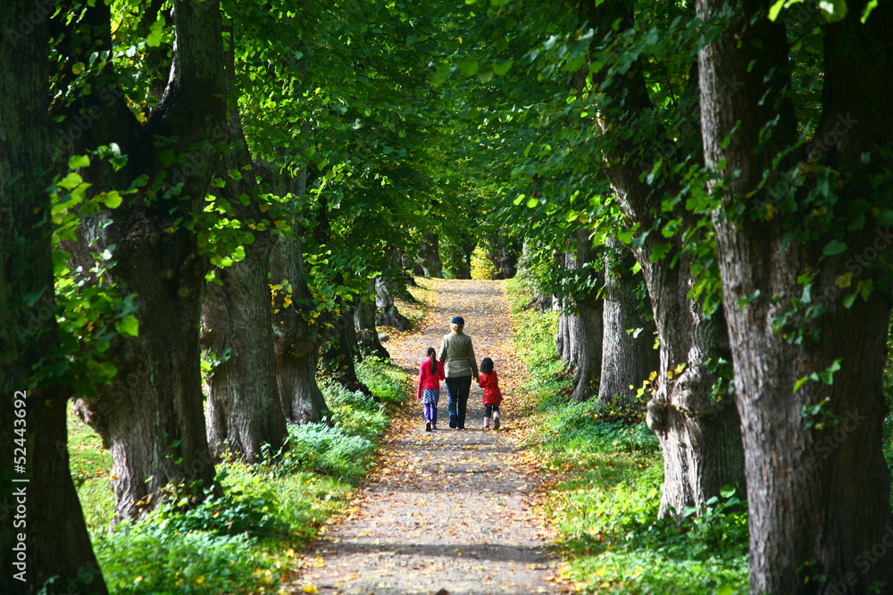 Family walk Family walk