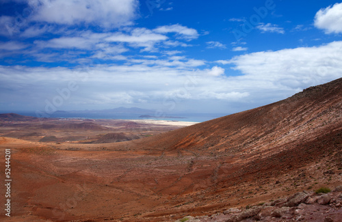 Inland Northern Fuerteventura, view from Montana de Ecanfraga