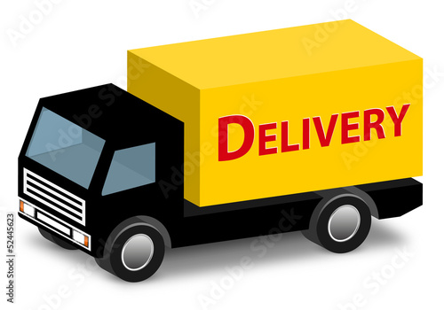 Delivery Truck Icon 3D