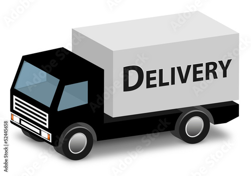 Delivery Truck Icon 3D