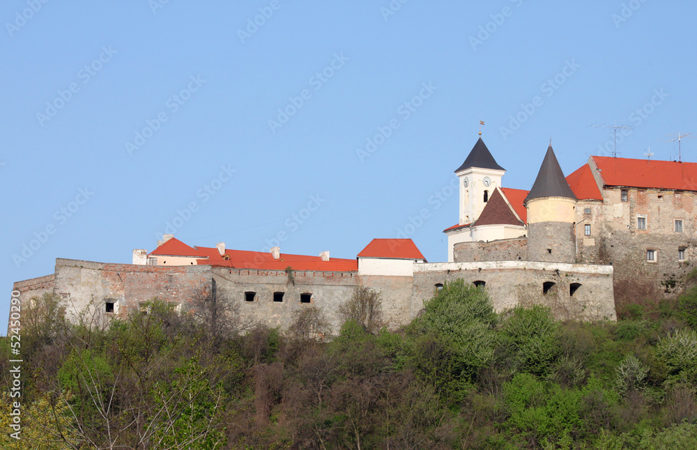 medieval castle near Mukachevo, Ukraine