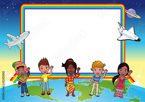 Funny card with empty space...