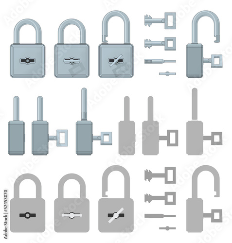 Locked or unlocked padlocks for secure web transaction